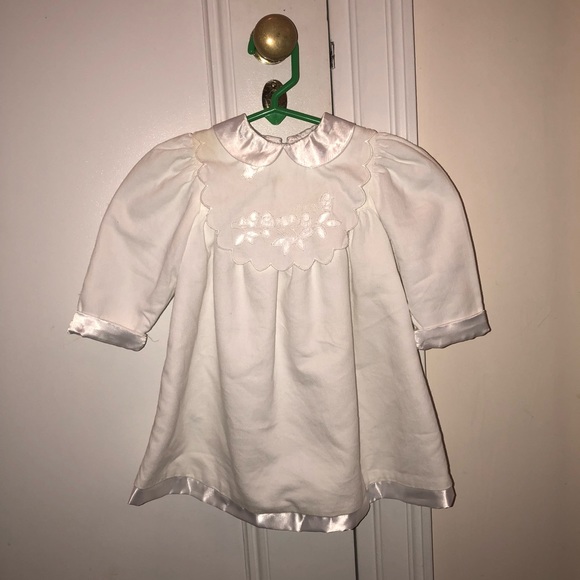 Six Month Christening Dress Worn Once Like New - Picture 1 of 3
